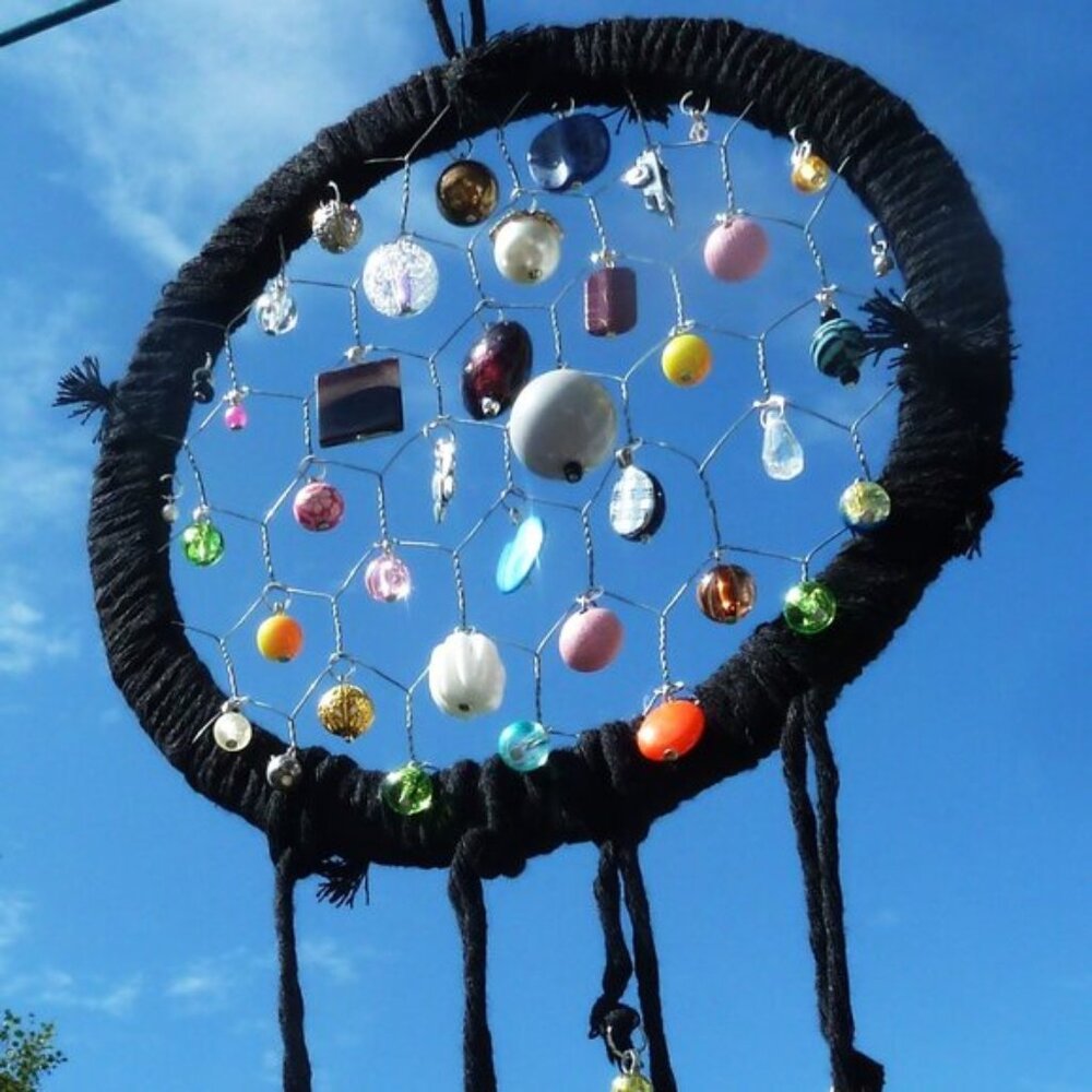 No. 4 Handmade beaded chicken cage